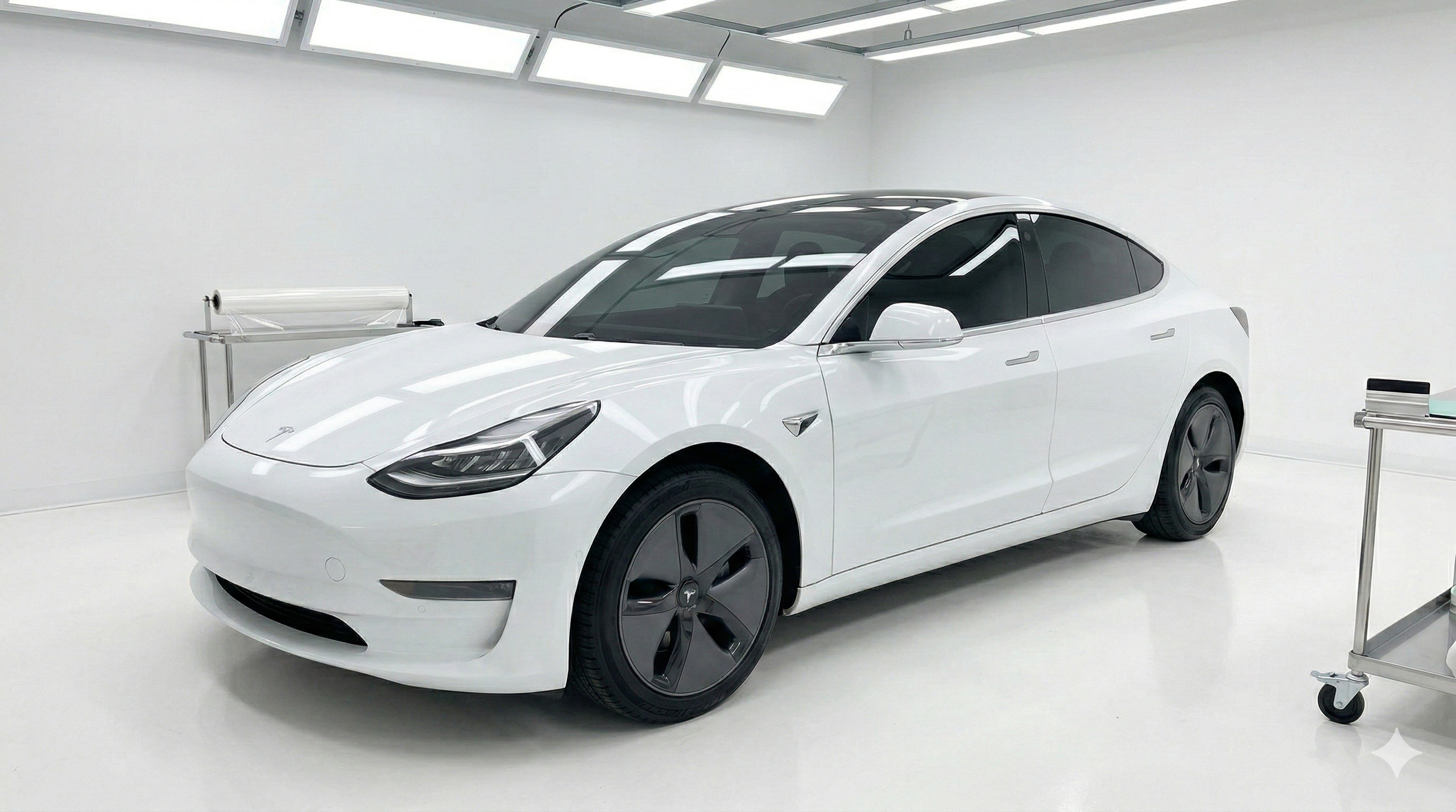 After tinting - Luxury Sedan